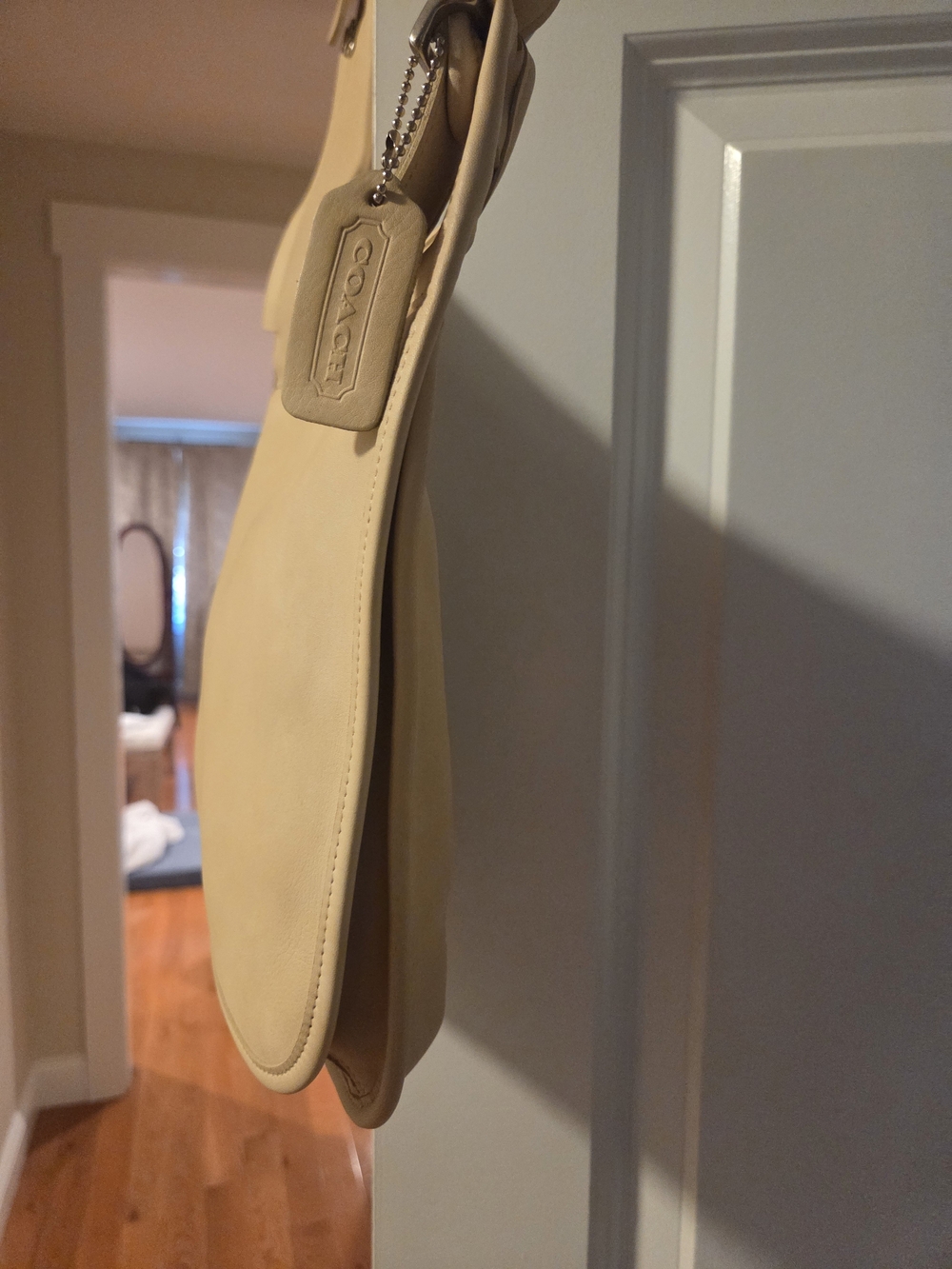 Vintage Coach Utility Hippie Flap Style #9404 Color Bone - Picture 12 of 12